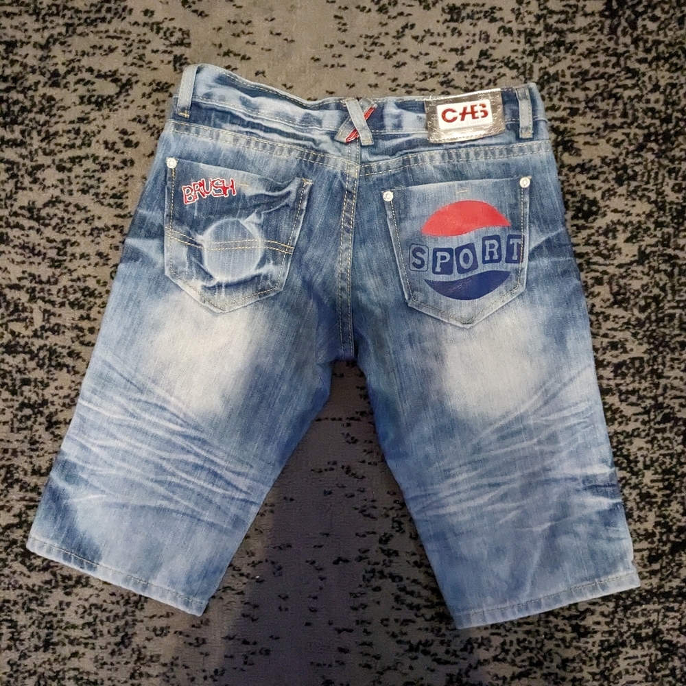 Y2K Capri shorts - size 26 waist fits xs to sm